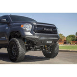 Addictive Desert Designs 2014+ Toyota Tundra Stealth Fighter Front Bumper w/Winch Mount & Sensors