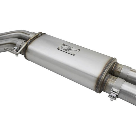 aFe POWER Rebel Series 3in 409 SS Cat Back Exhaust w/ Black Tips 17 Ford F-150 Raptor V6-3.5L
