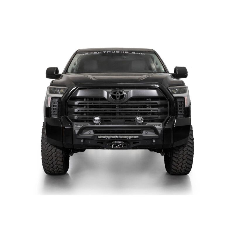 Addictive Desert Designs 2022+ Toyota Tundra Stealth Center Mount Front Bumper w/ Top Hoop