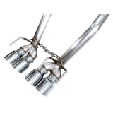 AWE Tuning C6 Chevrolet Corvette Z06/ZR1 Track Edition Axle-back Exhaust w/ Chrome Silver Tips