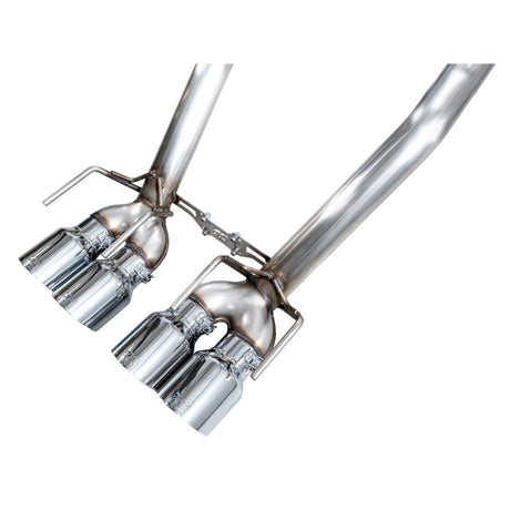 AWE Tuning C6 Chevrolet Corvette Z06/ZR1 Track Edition Axle-back Exhaust w/ Chrome Silver Tips