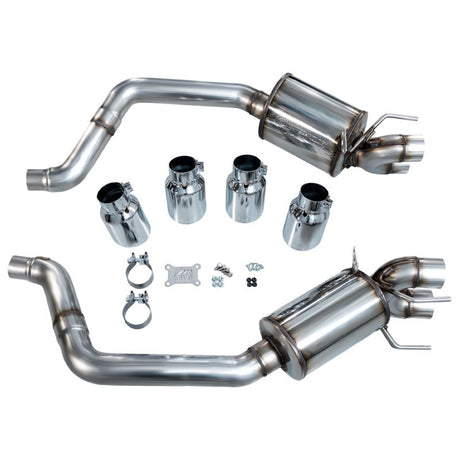 AWE Tuning 09-13 Chevrolet Corvette 6.2L Touring Edition Axle-back Exhaust w/ Chrome Silver Tips
