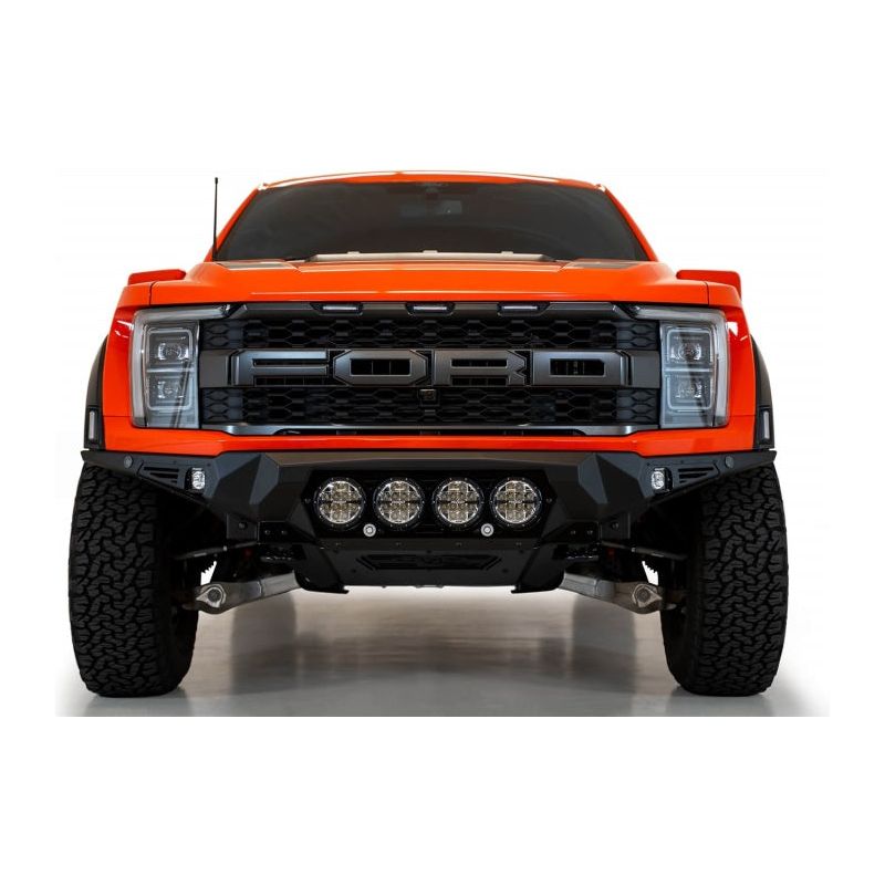 Addictive Desert Designs 2021+ Ford Raptor Bomber Front Bumper w/ 4 Rigid 360 6in Light Mounts