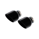 Borla 15-24 Dodge Charger V8 / 2023 Chrysler 300C T-304 SS Tips 5in Outlet - Black Chrome