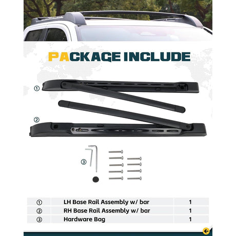 2024+ Toyota Tacoma - OE Style Roof Rack For Double Cab