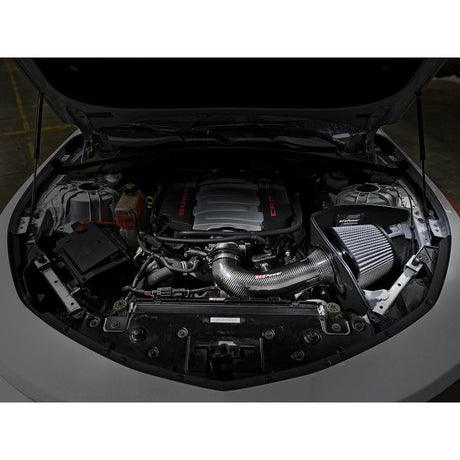 aFe 19-21 GM Trucks 5.3L/6.2L Track Series Carbon Fiber Cold Air Intake System W/ Pro Dry S Filters
