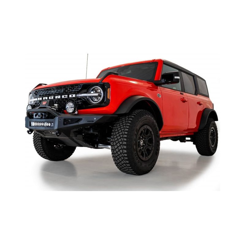 Addictive Desert Designs 2021+ Ford Bronco Rock Fighter Front Bumper - Hammer Black