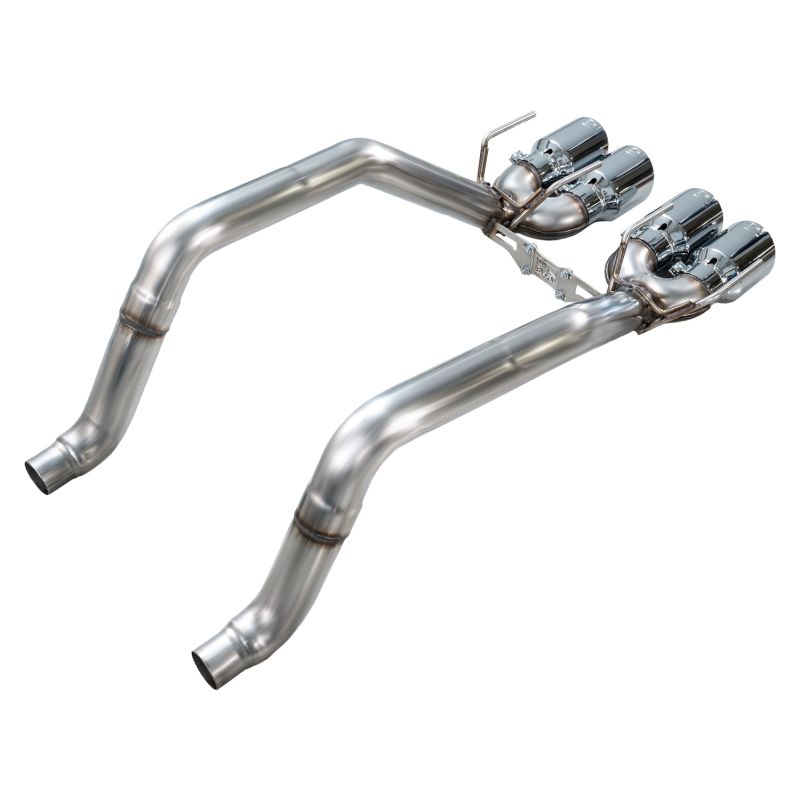 AWE Tuning 05-07 C6 Chevrolet Corvette 6.0L Track Edition Axleback Exhaust w/ Chrome Silver Tips
