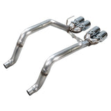 AWE Tuning 05-07 C6 Chevrolet Corvette 6.0L Track Edition Axleback Exhaust w/ Chrome Silver Tips