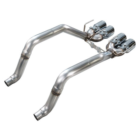 AWE Tuning 05-07 C6 Chevrolet Corvette 6.0L Track Edition Axleback Exhaust w/ Chrome Silver Tips