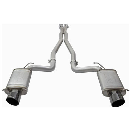 aFe Mach Force-Xp 3in CB Stainless Steel Dual Exhaust System w/ Black Tips 09-15 Cadillac CTS-V