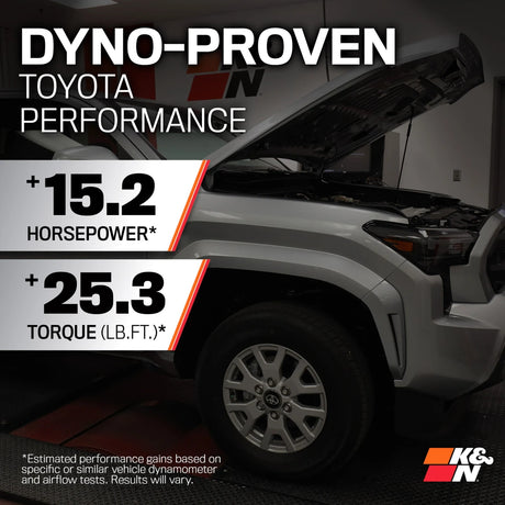 K&N 2024+ Toyota Tacoma 77 Series Air Intake