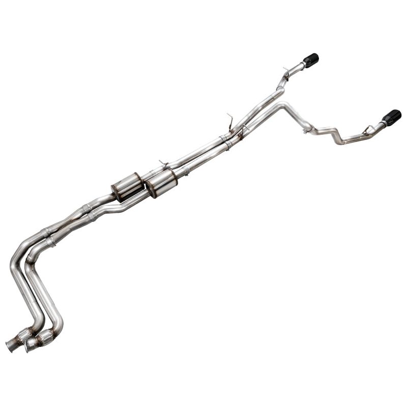 AWE 25+ RAM 1500 3.0TT 0FG Catback Touring Exhaust - Diamond Black Tips