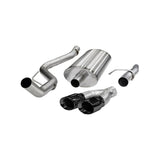 Corsa 11-13 Ford F-150 5.0L V8 Black Sport Cat-Back Exhaust