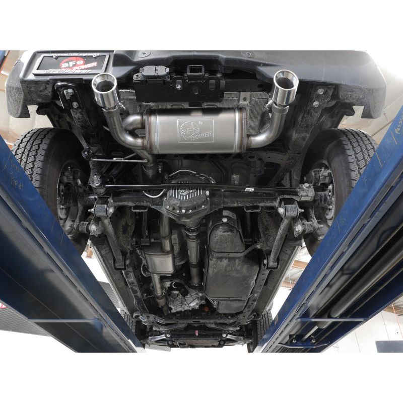 aFe Vulcan 3in 304 SS Cat-Back Exhaust 2021 Ford Bronco L4-2.3L (t)/V6-2.7L (tt) w/ Black Tips