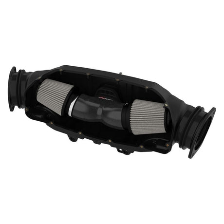 aFe 2020 Corvette C8 Black Series Carbon Fiber Cold Air Intake System With Pro DRY S Filters