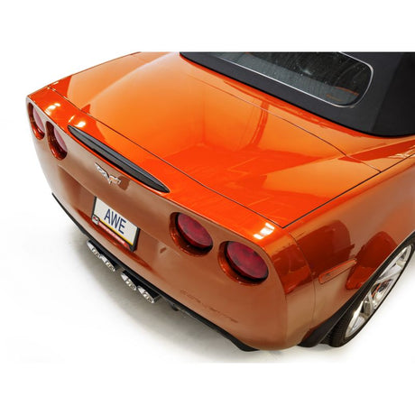 AWE Tuning 05-07 C6 Chevrolet Corvette 6.0L Touring Edition Axleback Exhaust w/ Chrome Silver Tips