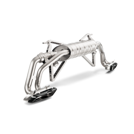 Akrapovic 16-17 Audi R8 5.2 FSI Coupe/Spyder Slip-On Line (Titanium) w/ Carbon Titanium Tips