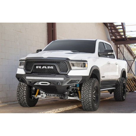 Addictive Desert Designs 2019 Ram Rebel 1500 Stealth Fighter Fr Bumper w/Winch&Parking Sensor Mounts