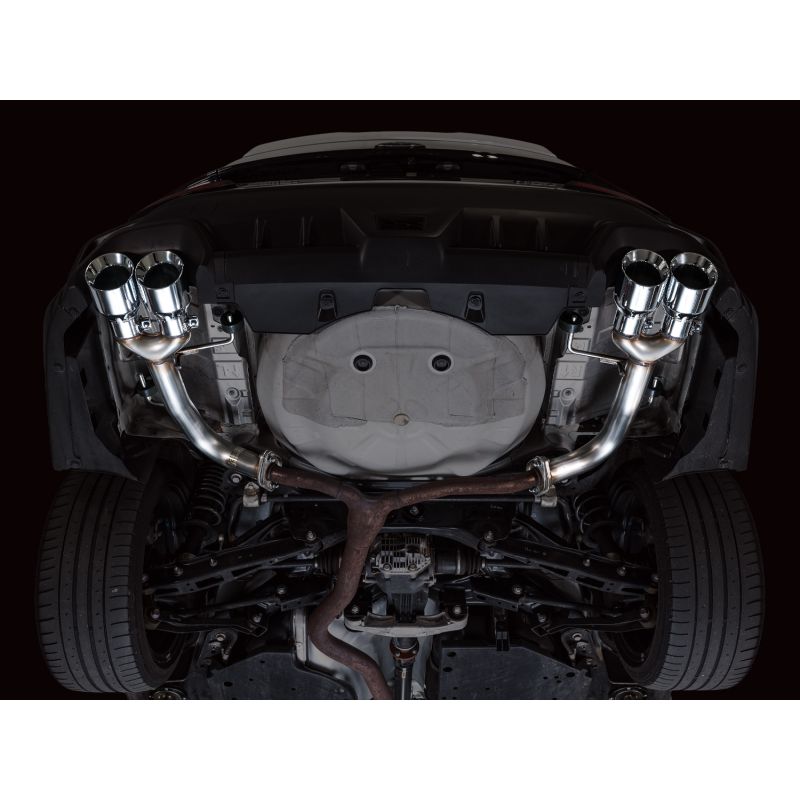 AWE Tuning 22-25 Subaru VB WRX Track Edition Axleback Exhaust - Chrome Silver Tips