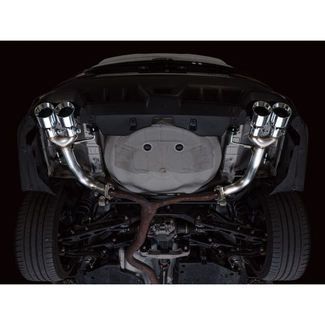 AWE Tuning 22-25 Subaru VB WRX Track Edition Axleback Exhaust - Chrome Silver Tips