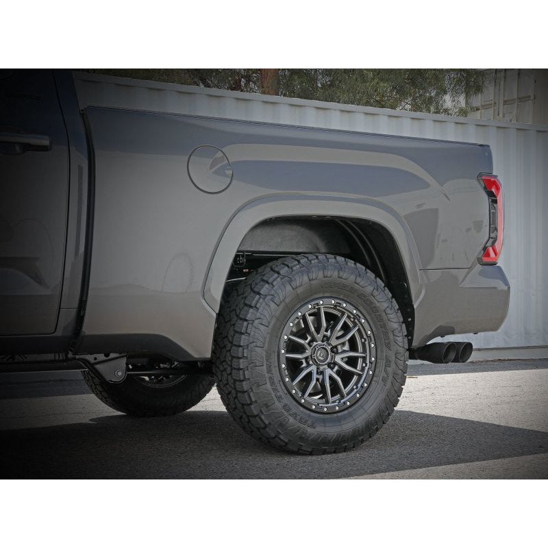 aFe 2022 Toyota Tundra V6-3.5L (tt) Vulcan Series 2.5in to 3in 304 SS Cat-Back Exhaust w/ Black Tip