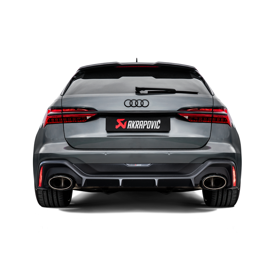 Akrapovic - 2023 Audi RS6 Performance Avant (C8) Evolution Line Cat Back (Titanium) (Req Link Pipe Set)
