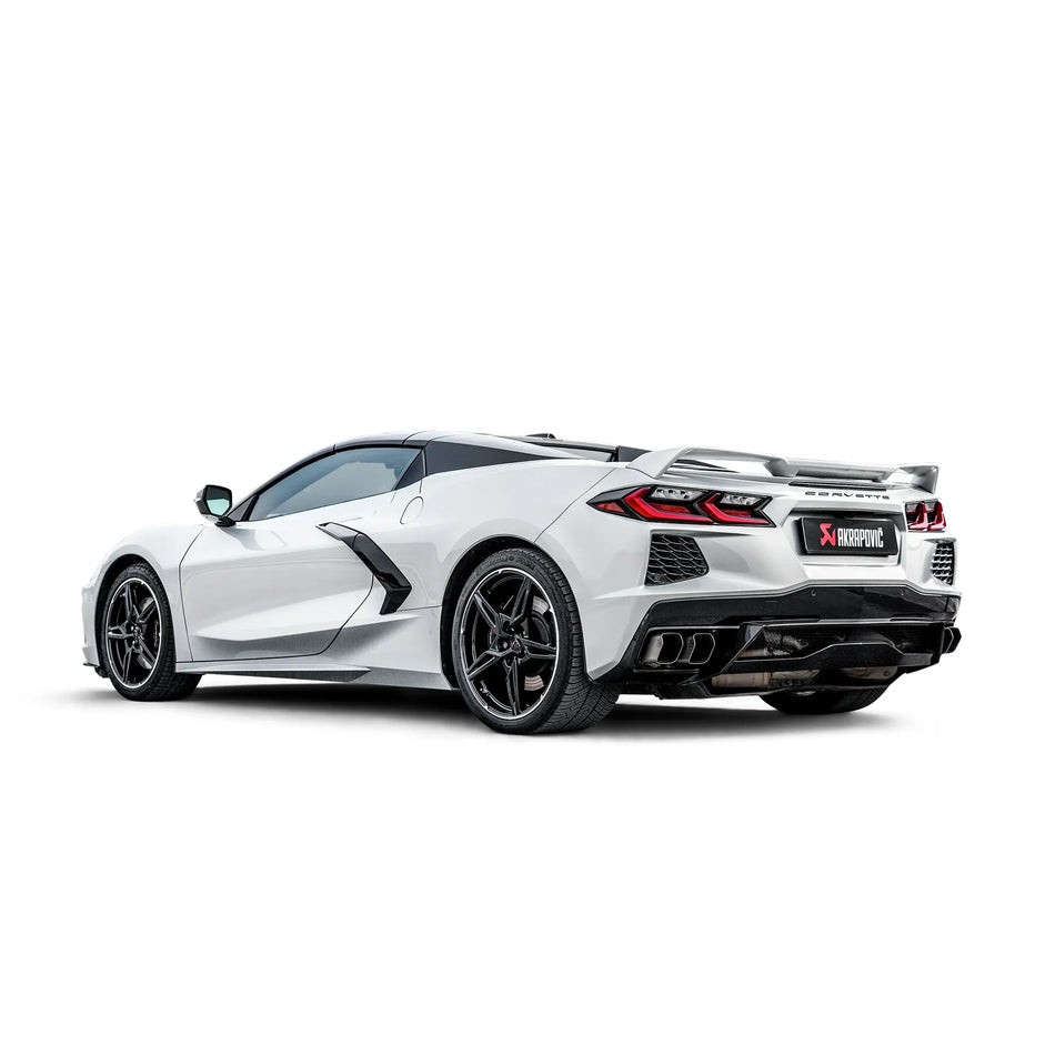 Akrapovic 2020+ Chevrolet Corvette C8 Slip-On Line (Titanium)