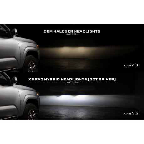 2016-2023 Toyota Tacoma - Morimoto XB EVO Hybrid LED Headlights