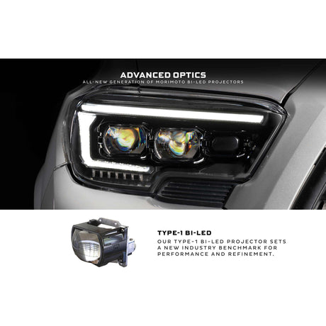 2016-2023 Toyota Tacoma - Morimoto XB EVO Hybrid LED Headlights