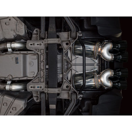 AWE Tuning 05-07 C6 Chevrolet Corvette 6.0L Touring Edition Axleback Exhaust w/ Diamond Black Tips