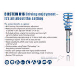 Bilstein B16 (PSS10) 12-15 Chevrolet Camaro Front Rear Performance Suspension System