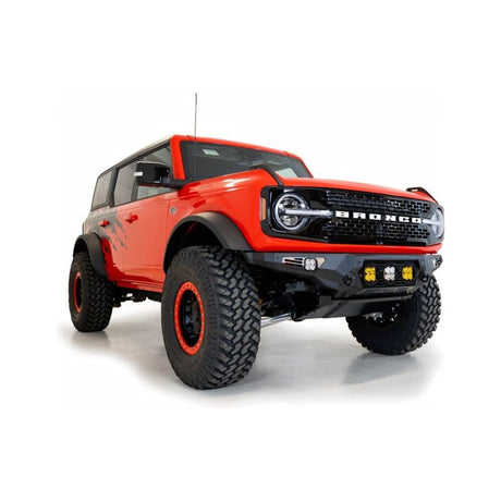 Addictive Desert Designs 2021-2026 Ford Bronco Bomber Front Bumper (w/ 3 Baja Designs LP4 Mounts)