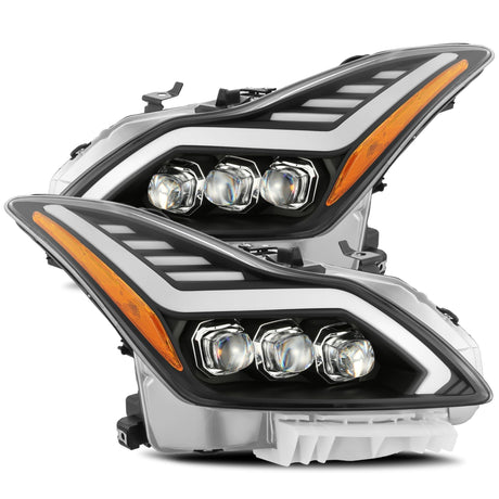 2008-2015  Infiniti G37 Coupe | Q60 - Alpharex GEN 2 NOVA LED Projector Headlights - Jet Black