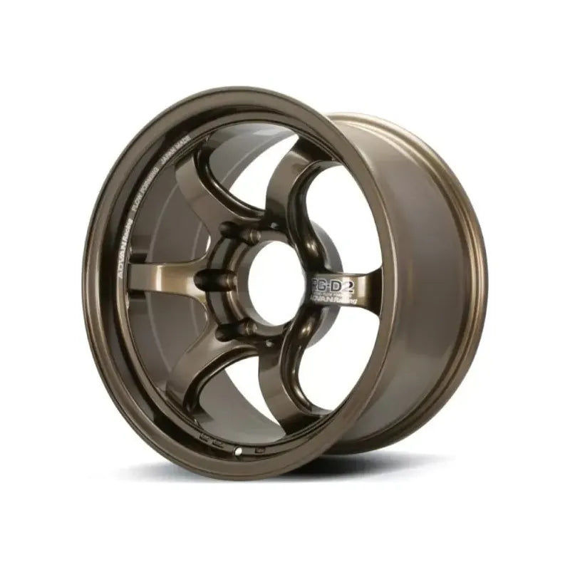 Advan RG-D2 17x8.5 -10mm 6-139.7 Racing Umber Bronze Metallic Wheel