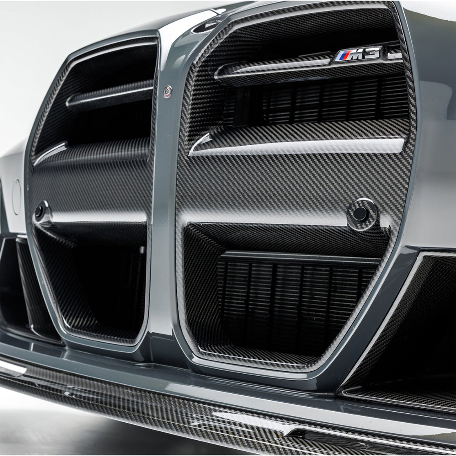BMW G8X M3 | M4 Carbon Fiber Front Motorsport Grille - Vorsteiner Wheels  - Aero - [tags]