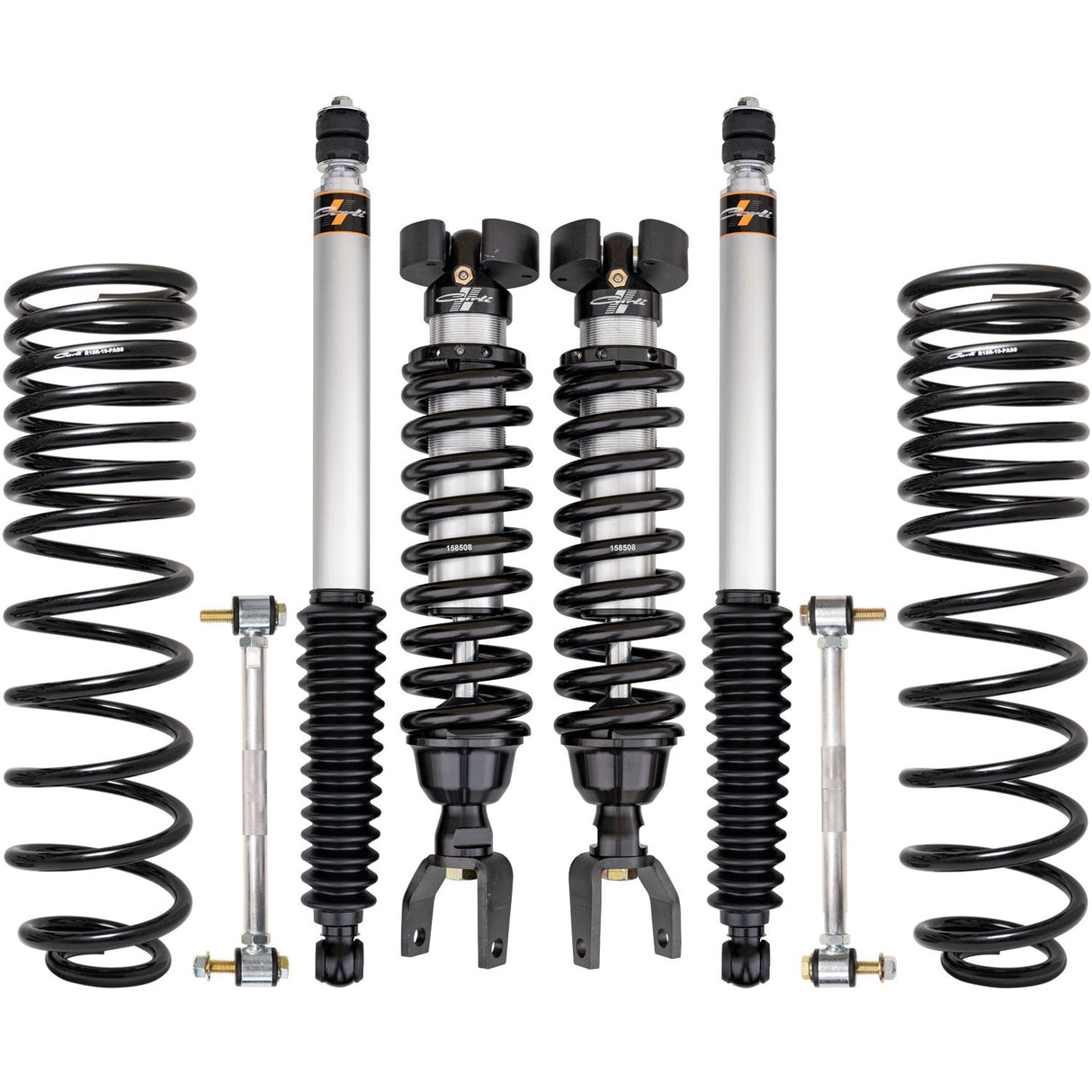 '19-24 Ram 1500 Carli 2.0 Commuter Suspension System Display of Included Parts 