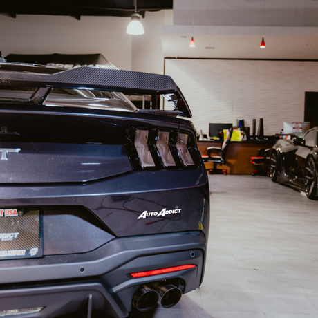 2024+ Ford Mustang S650 Euro Style Taillights Amber Turn Signal Sequential