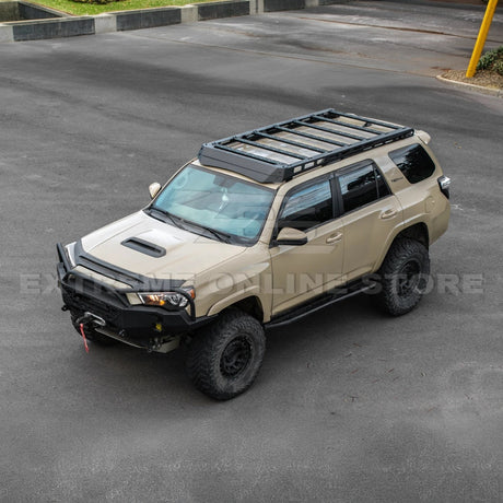 2010-24 Toyota 4Runner V2 Carbon Steel Black Top Roof Rack Cargo Carrier