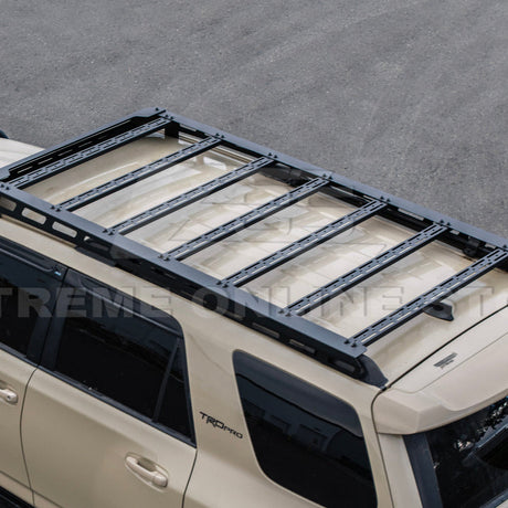2010-24 Toyota 4Runner V2 Carbon Steel Black Top Roof Rack Cargo Carrier