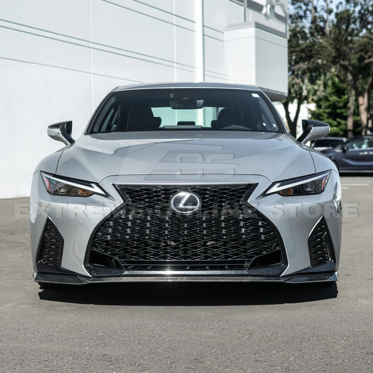 2021+ Lexus IS - Carbon Fiber Novel Style Front Lip Splitter & Side Skirts