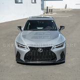2021+ Lexus IS - Carbon Fiber Novel Style Front Lip Splitter & Side Skirts