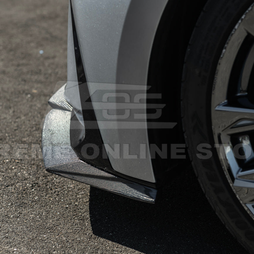 2021+ Lexus IS - Carbon Fiber Novel Style Front Lip Splitter & Side Skirts