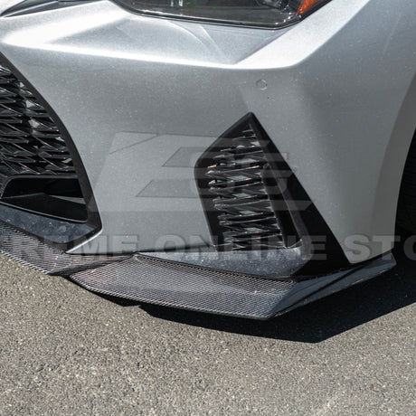 2021+ Lexus IS - Carbon Fiber Novel Style Front Lip Splitter & Side Skirts