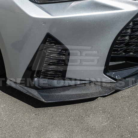 2021+ Lexus IS - Carbon Fiber Novel Style Front Lip Splitter & Side Skirts