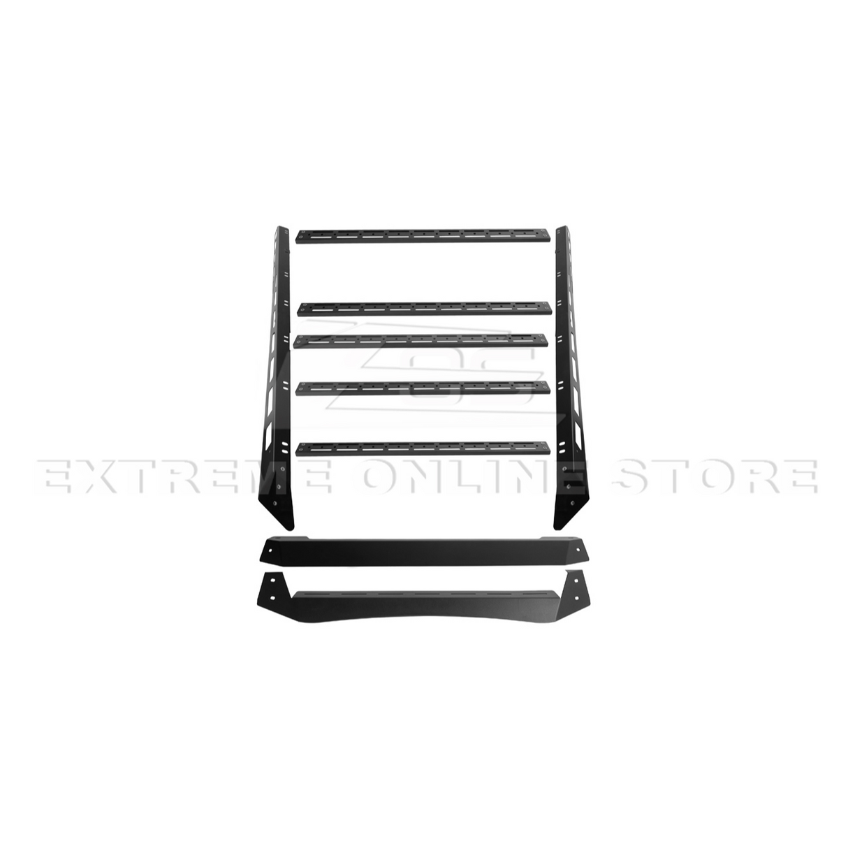 2010-24 Toyota 4Runner V2 Carbon Steel Black Top Roof Rack Cargo Carrier