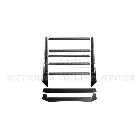 2010-24 Toyota 4Runner V2 Carbon Steel Black Top Roof Rack Cargo Carrier