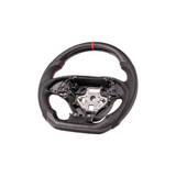 Chevrolet Corvette C7 Black Leather Red Stitching Carbon Fiber Steering Wheel