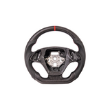 Chevrolet Corvette C7 Black Leather Red Stitching Carbon Fiber Steering Wheel
