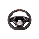 Chevrolet Corvette C7 Black Leather Red Stitching Carbon Fiber Steering Wheel